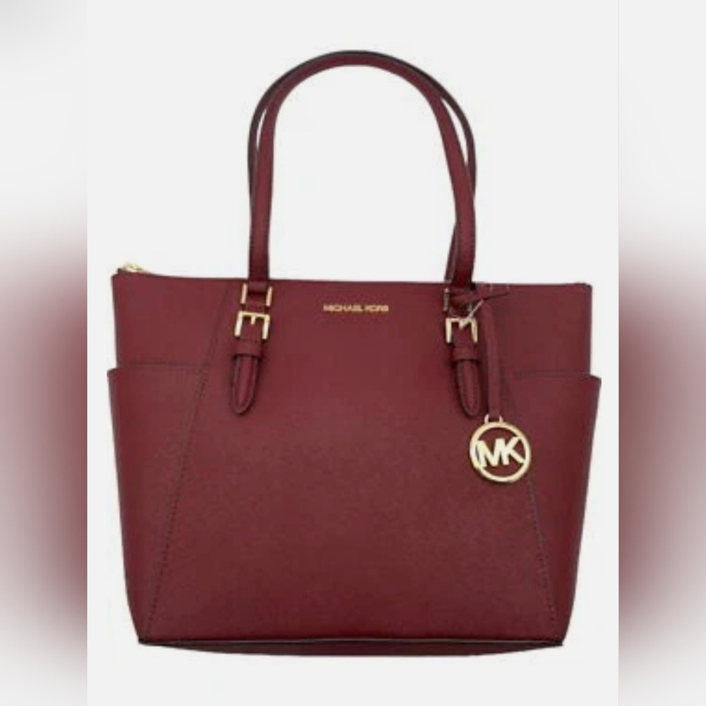 Michael Kors Deep Red Tote Bag
